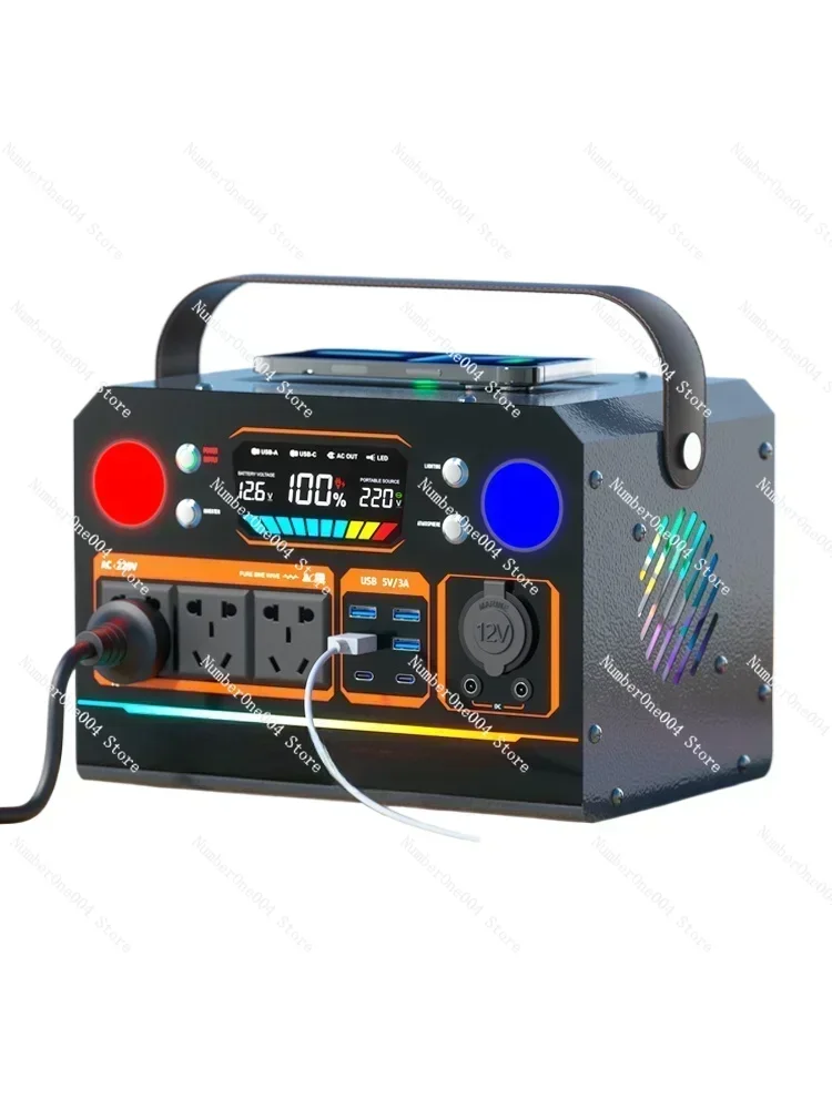 

Mobile Outdoor Power Supply 220V Large Capacity Portable Live Battery with Socket Self-Driving Travel Camping Power