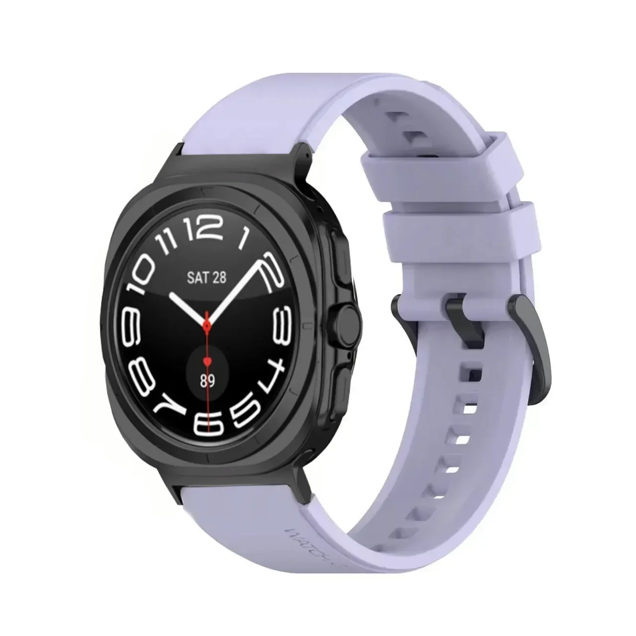 สายรัดซิลิโคนสําหรับ Samsung Galaxy Watch Ultra 47 มม.สบายเปลี่ยนสายรัดข้อมือสําหรับ Galaxy Watch Ultra 47 มม.Correa