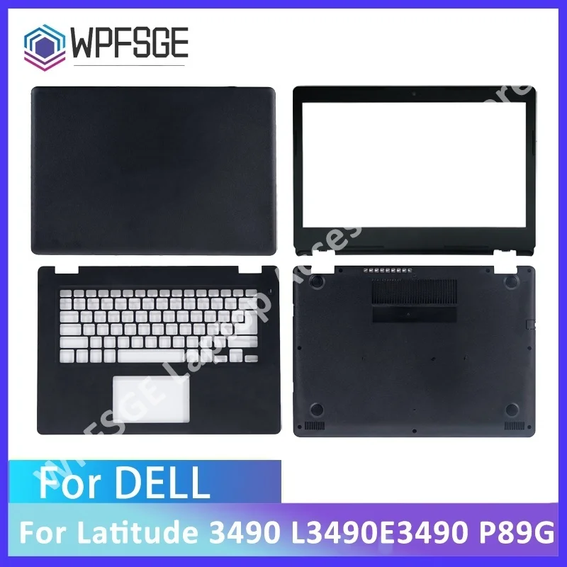 

98 NEW For Dell For Latitude 3490 E3490 P89G Laptop LCD Back Cover Front Bezel Palmrest Keyboard Bottom Case Rear Lid Top Case