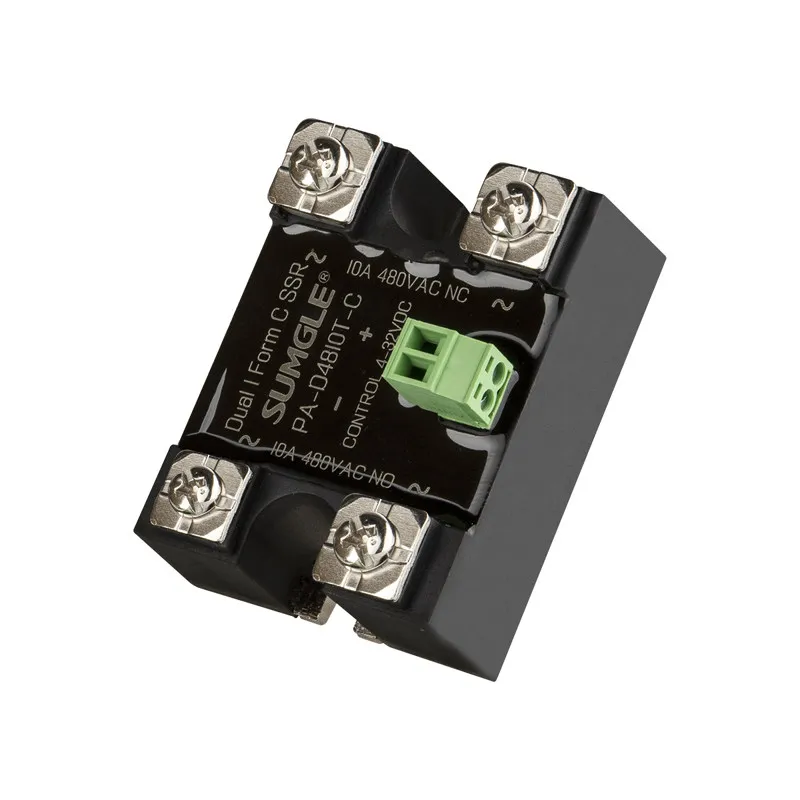 DC controlled AC 220V one normally open and one closed 24V solid state relay PA-D 10A 25A 40A TC