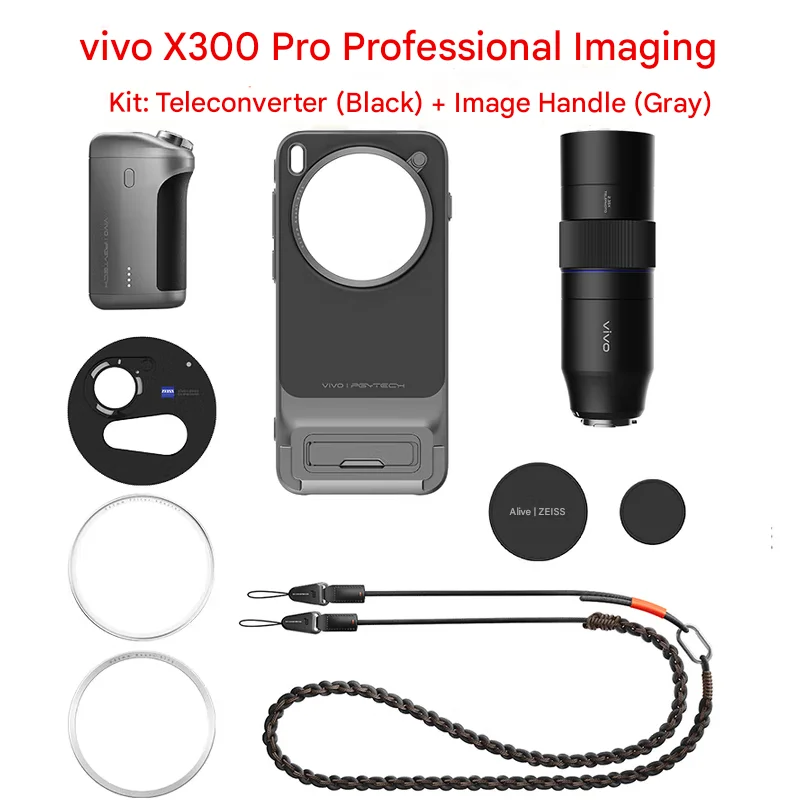 Vivo X300 Pro用Zeiss 2.35倍望遠レンズセット、オリジナル携帯電話