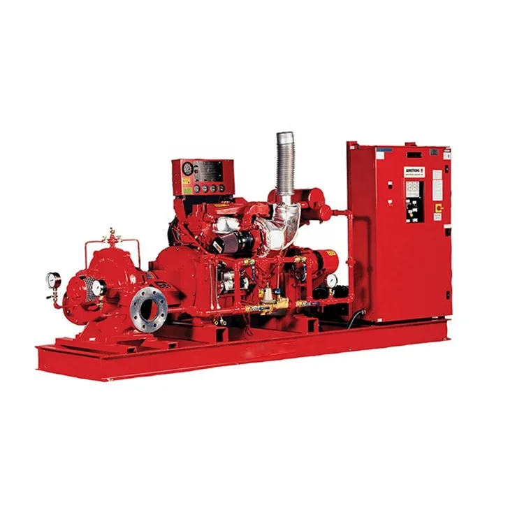 

HNYB Control Generator Package Electric Fire Fighting System Water Pump Station For Sale