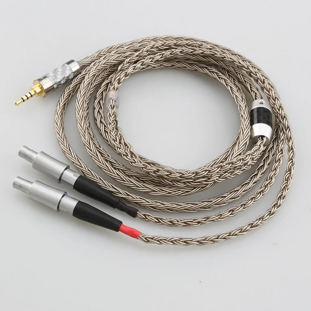 Cabo HiFi 2,5 mm Trrs Macho Balanceado Compatível com Fones de Ouvido Sennheiser HD800, HD800S, HD820 Compatível com Astell & Kern AK240