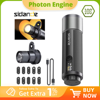 SIDANDE 12W Flashlight PRO 3500-7000k RGB light Built-in 9000mAh battery Endurance 150 minutes Full-power output