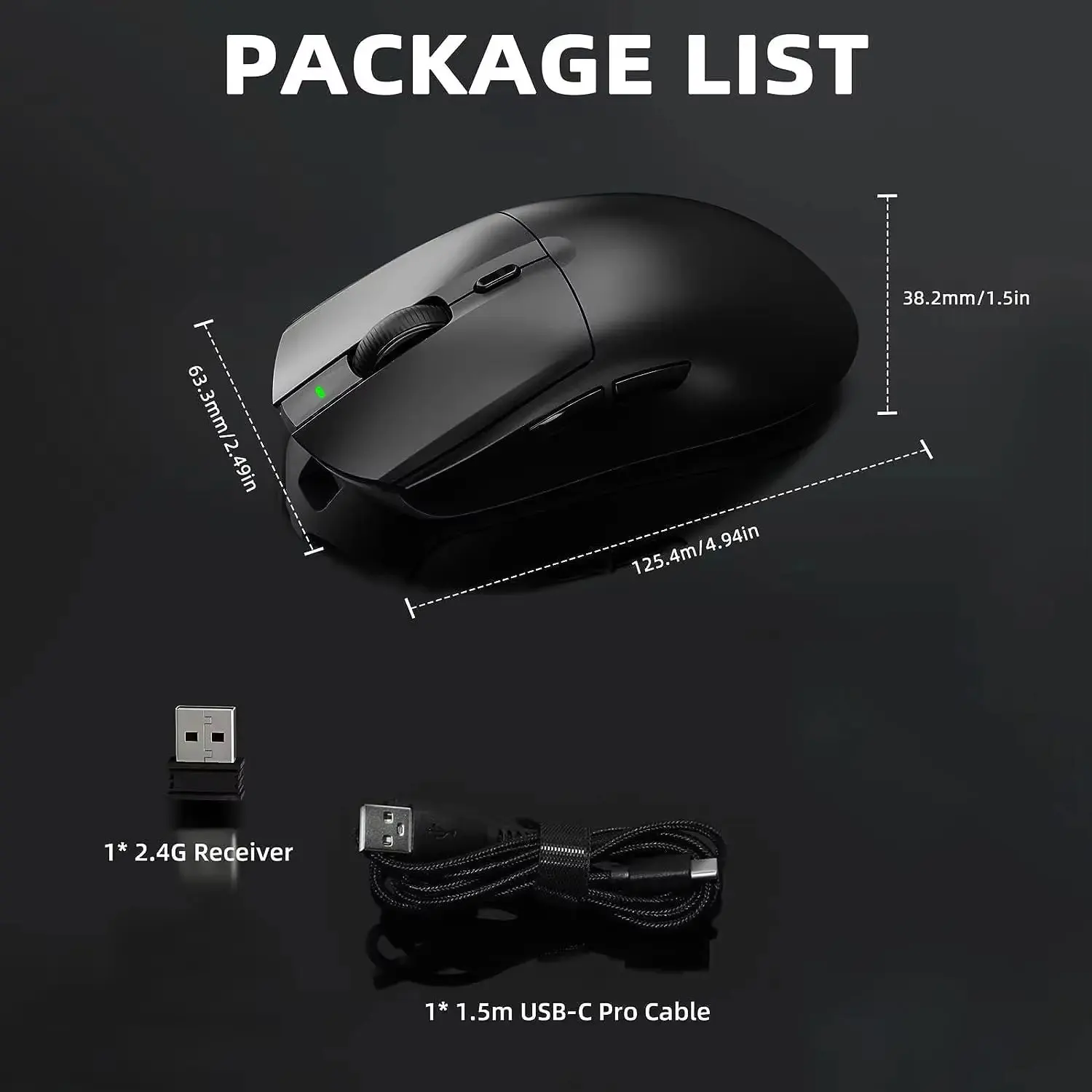 Ajazz AJ139pro ไร้สาย 2.4G Dual Mode Gaming Mouse PAW3395 Sensor Ergonomic USB ชาร์จ DPI 26000 Optical เมาส์คอมพิวเตอร์