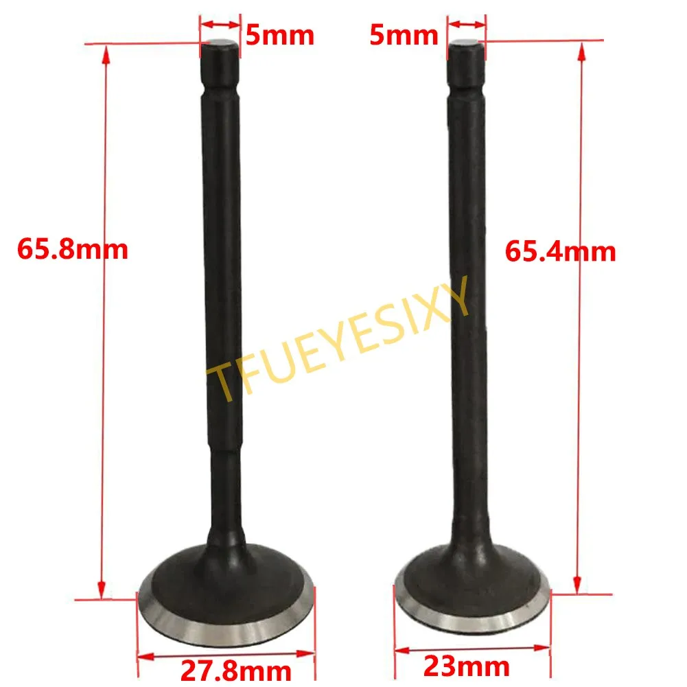 

Motorcycle Engine Valve Intake Exhaust Stem Valve Guide Oil Seal for GY6150 157QMJ Go Carts Dirt Bike ATV Scooter Moped TaoTao