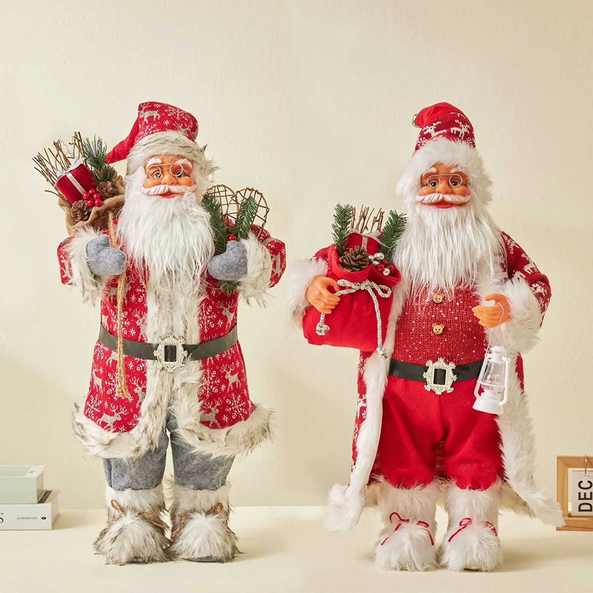 

2023 Christmas Tree Decorations 60cm Big Santa Claus Doll Christmas Ornament for Home Navidad Natal Christmas Decorations Gifts