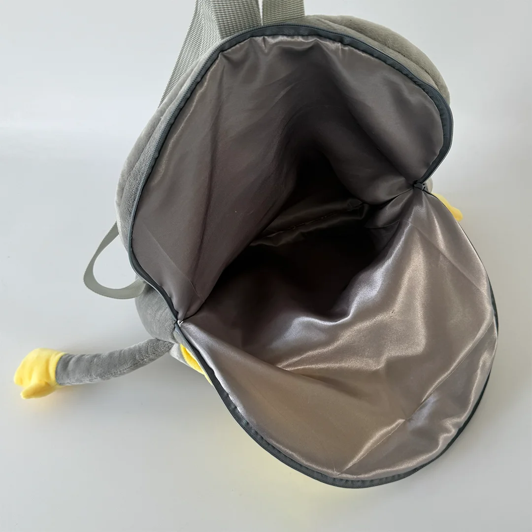 TreasuringU 2025 New Lemons Zaino in peluche Borsa farcita grigia per donna Uomo Borsa a tracolla piccola carina Regali di Natale