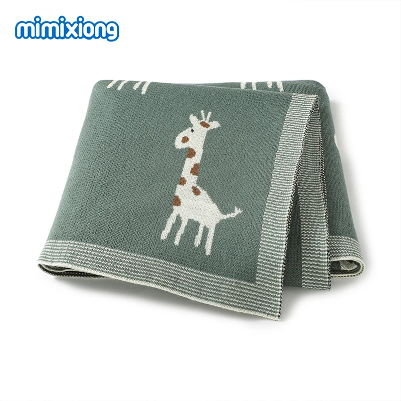 

Baby Blankets Newborn Bebes Swaddle Wrap Cotton Knitted Infantil Boys Girls Crib Blanket Super Soft Toddler Outdoor Palying Mats