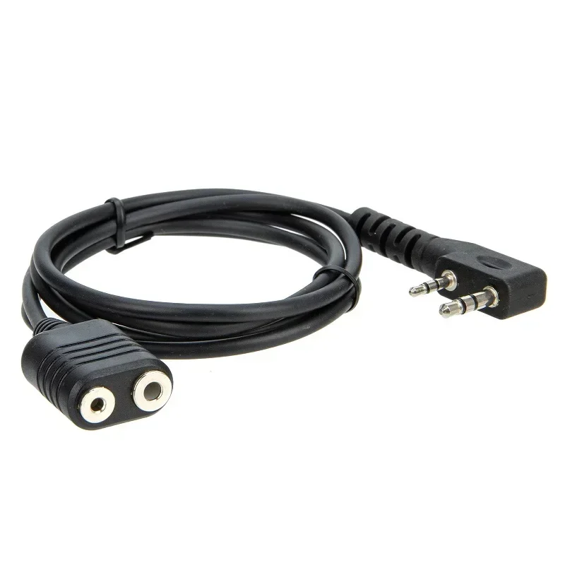 Cable de extensión de micrófono de 1m, Cable extensor tipo K de 2 pines, accesorio de Radioaficionado de repuesto para Kenwood para Baofeng UV-5R 888S