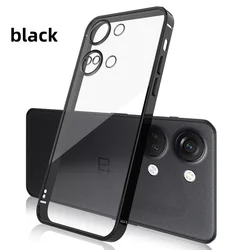 Per Oneplus Nord 3 custodia placcatura di lusso Cover posteriore in Silicone morbido trasparente per One Plus Nord3 Ace 2V custodia sottile antiurto Funda