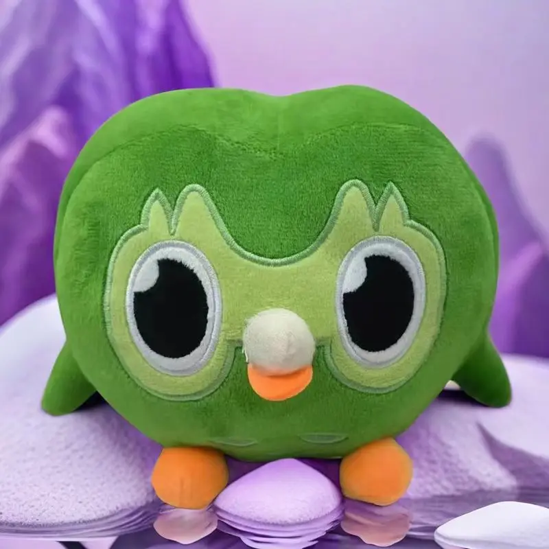 25cm/27cm Duolingo Peripherals Lily Purple Girl Owl Cartoon Animation Cute Stuffed Girls Plush Toy Children Xmas Birthday Gift