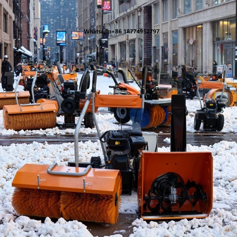 SHUYU 13HP/15HP  Engine Double Tire Snow Plow Multifunctional Sidewalk Mini Snow Blower Machine Certified 1 Year
