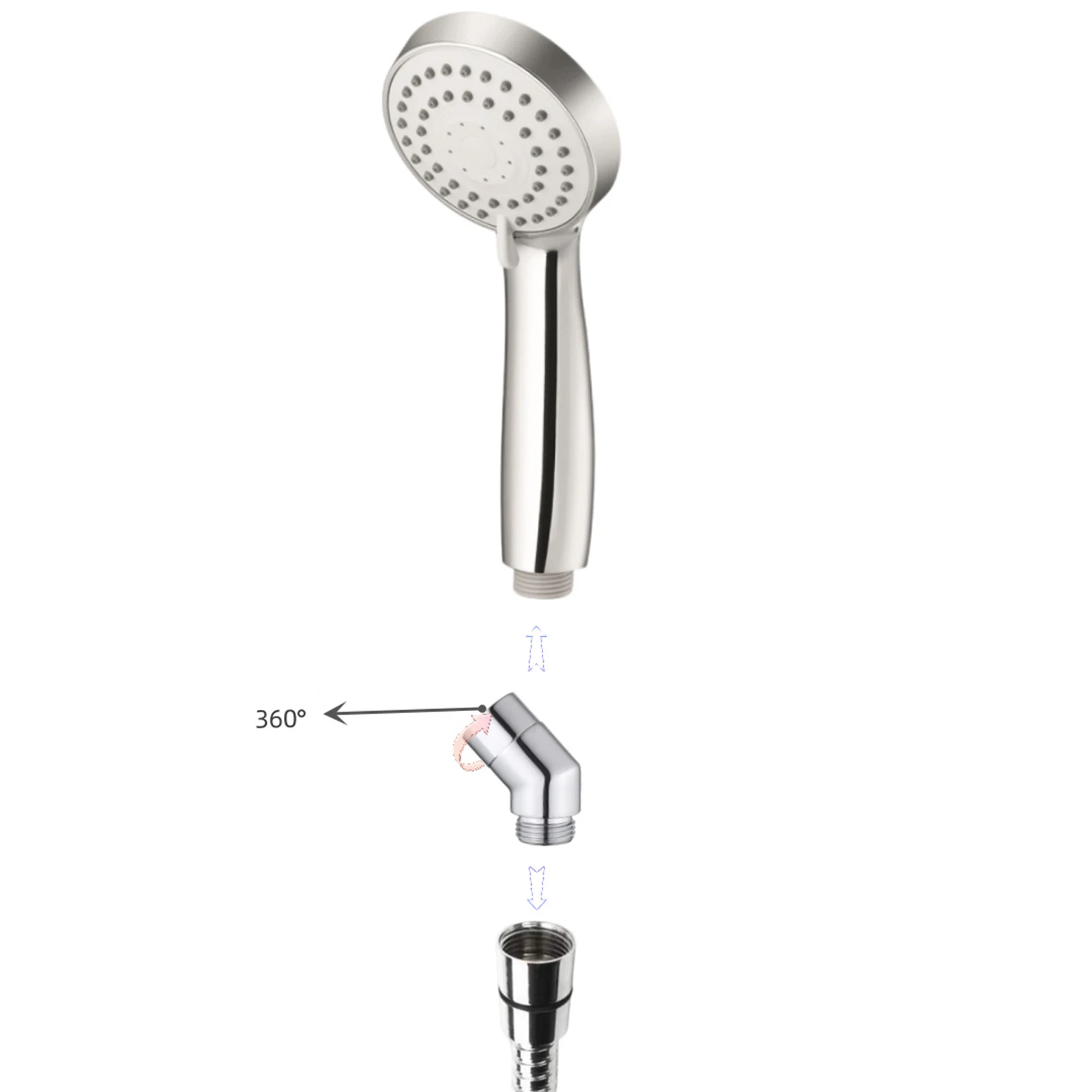 G1/2 Elbow Adapter Shower Head Female and Male Thread Rainfall Shower Handheld Shower Connector Angle 90°  130° 135° Accessory