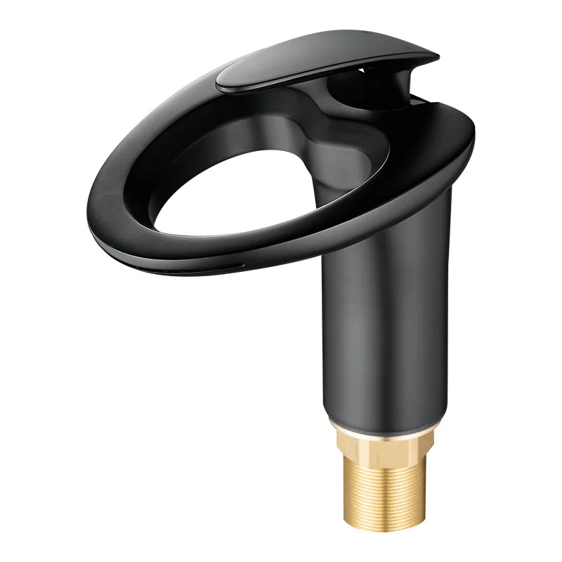 Hollow hot and cold faucet