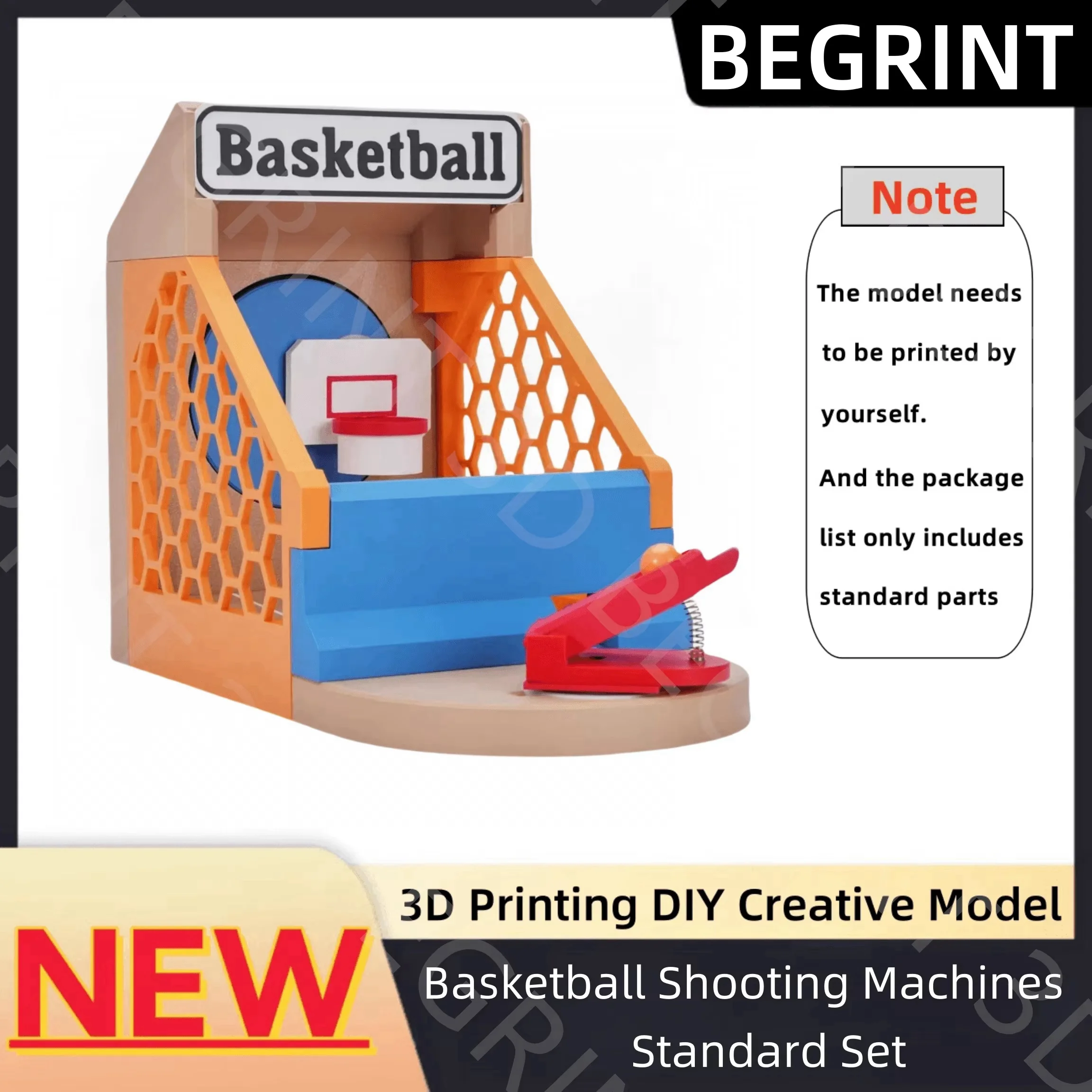 Bambu Lab 3D printing DIY Creative Model Basketball Shooting Machines Standard parts Kit Gifts Begrint 3D Printer Accessories