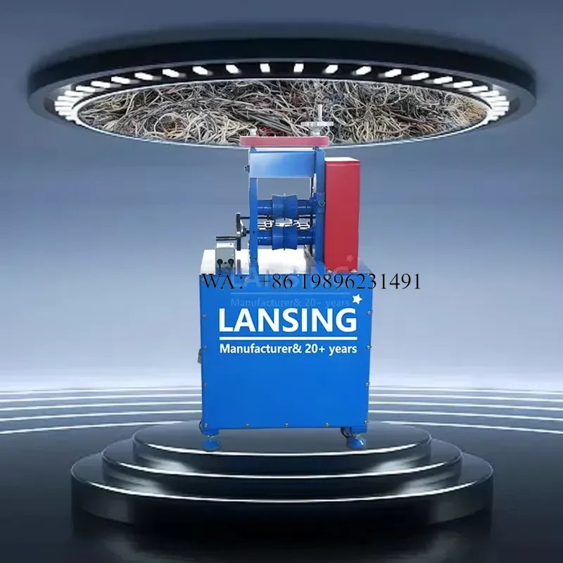 Wmwmnu for LANSING H120-2 Automatic Scrap Cable Stripping Tool 20-120mm Wire Stripper for Large Wires Big Cable