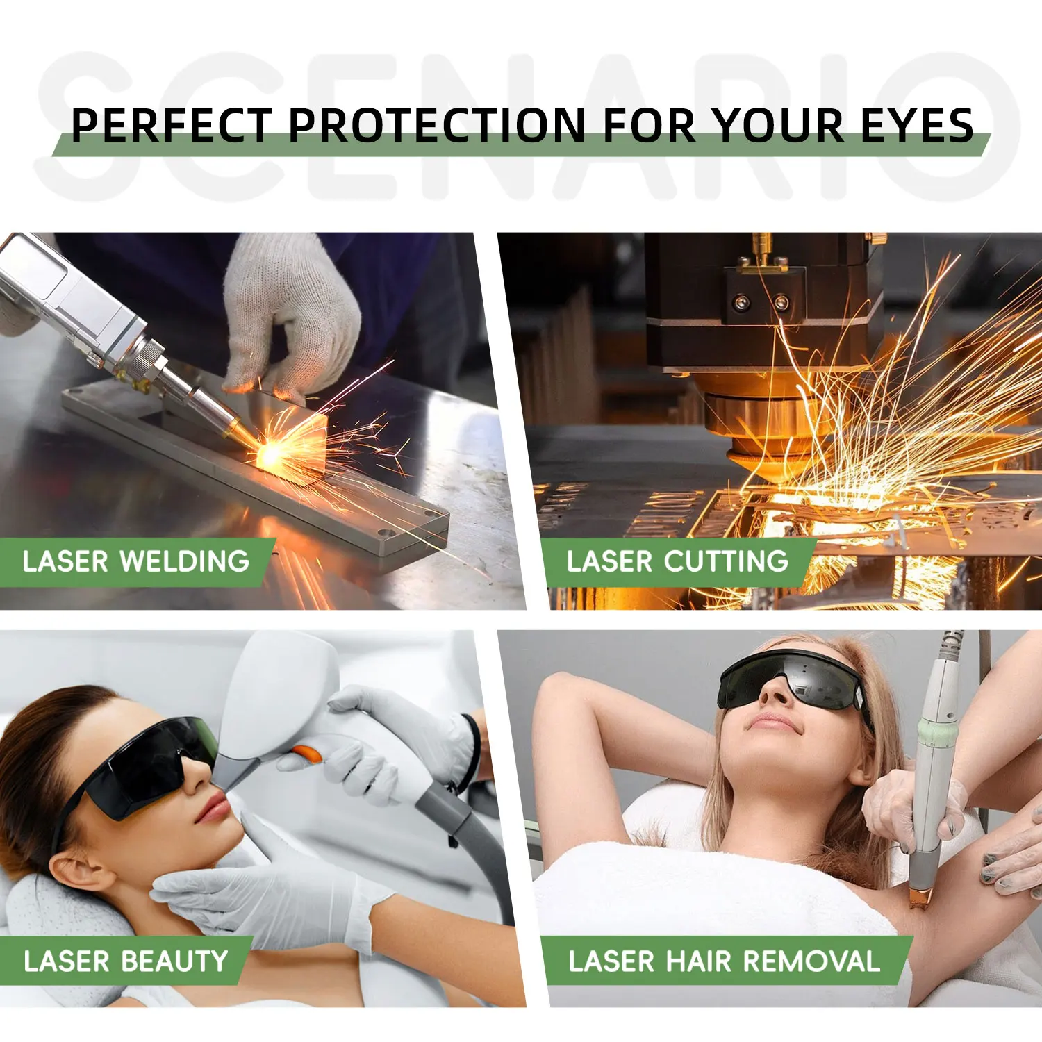 Safety Eye Protection Glasses Cutting Welding Goggles for Marking Welding Machine