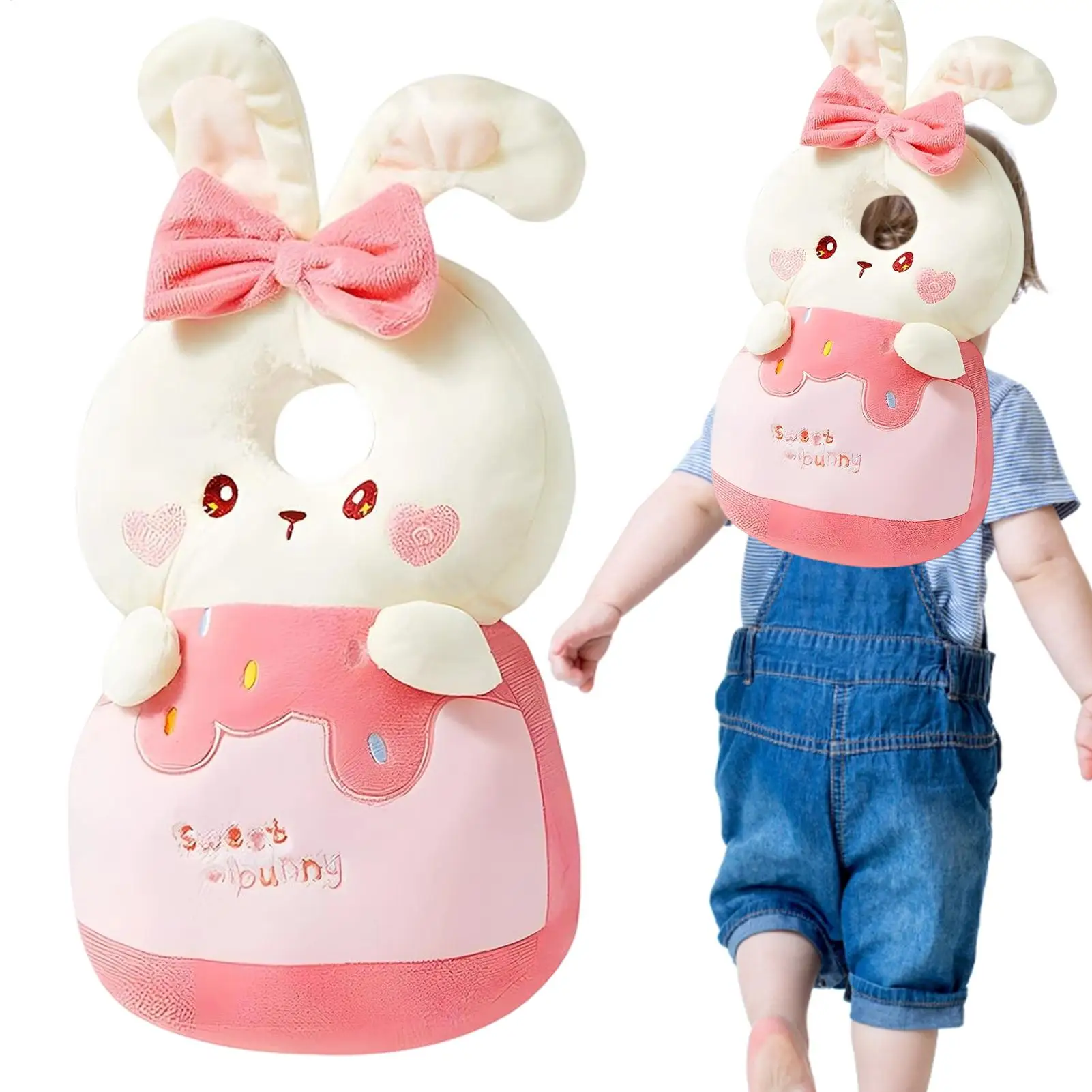 

Рюкзак с защитой головы, детские защитные подушечки для ползания головы, удобная милая подушка для защиты от падения для малышей для девочек и мальчиков