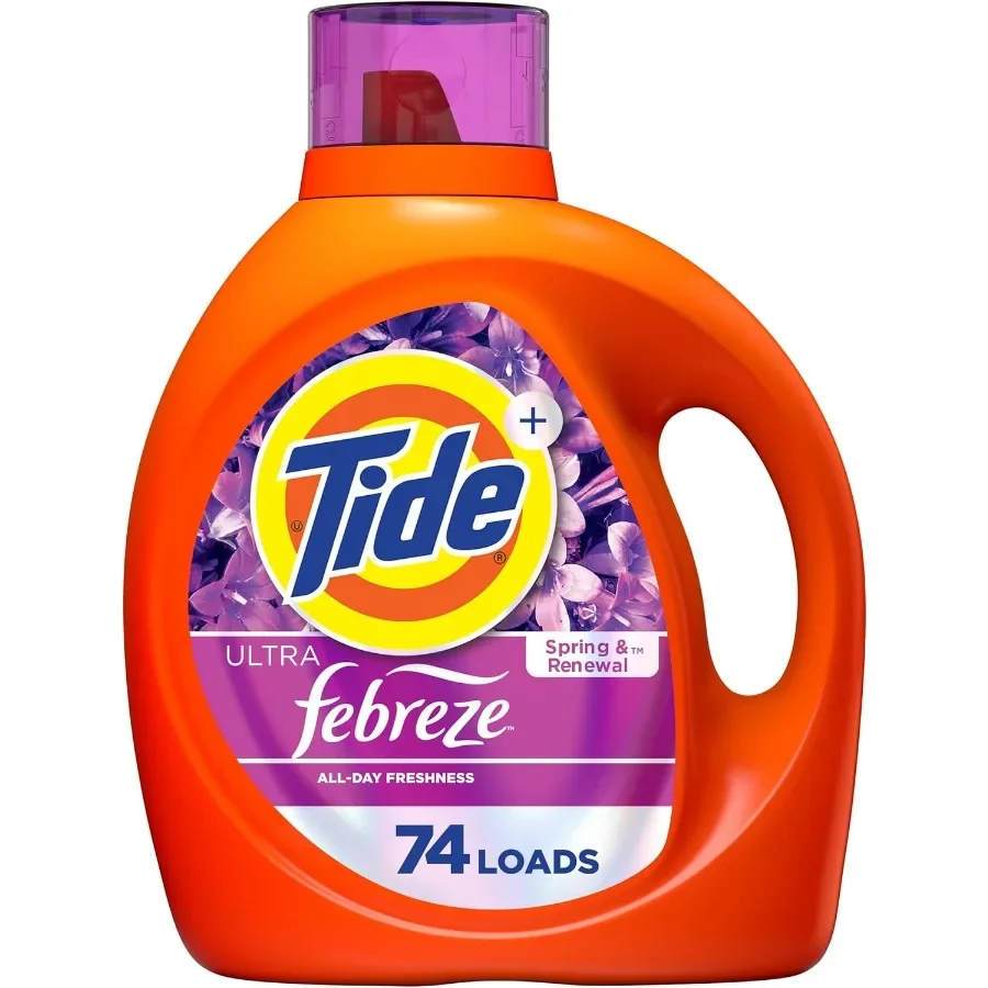 

Моющее средство Freshness HE, Turbo Clean, пружинный аромат обновления, 105 жидких унций, 74 нагрузки, для активного образа жизни, длительная свежесть