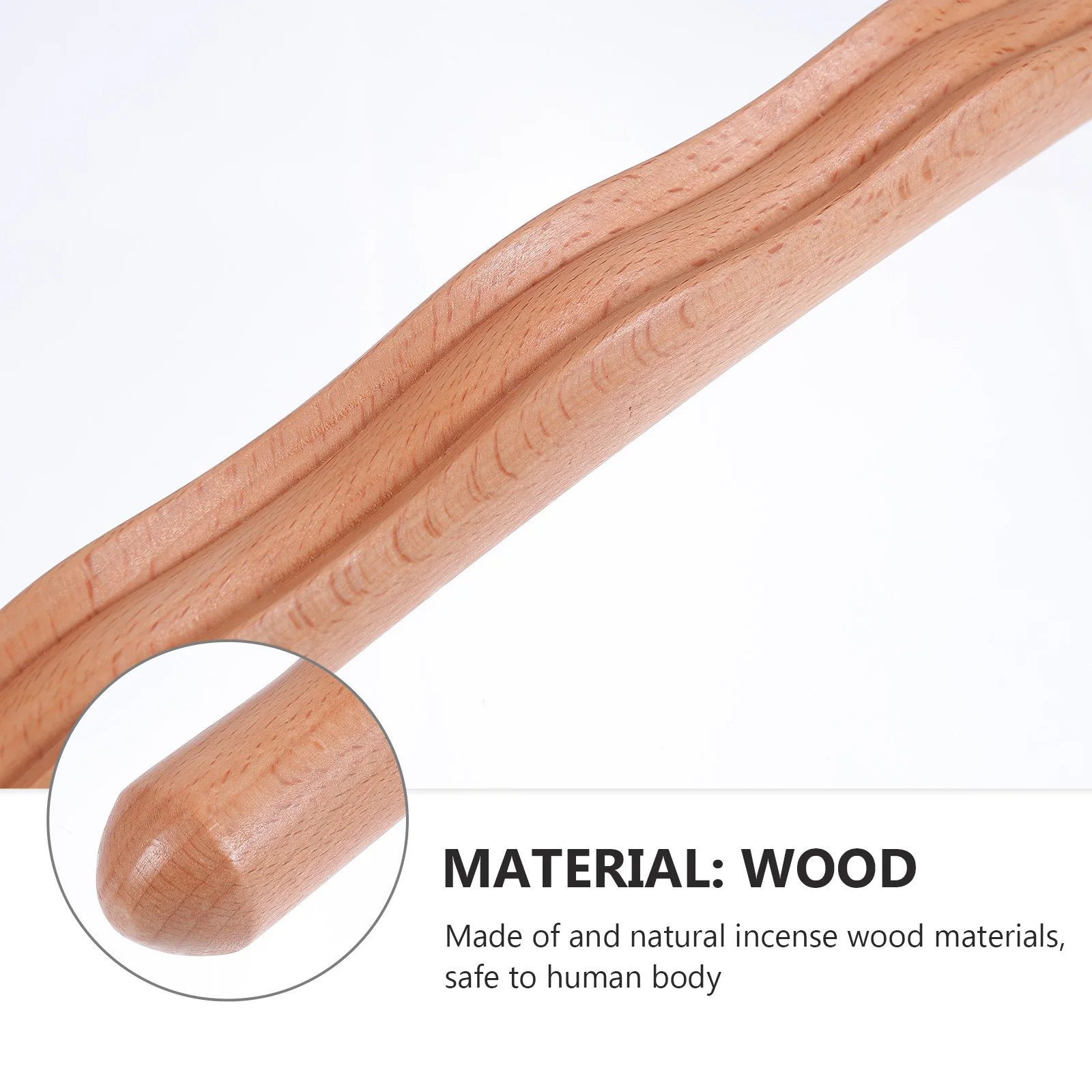 

1Pcs High Quality Beech Wood Massage Stick Promote Blood Circulation Massage Tool for Back Neck Shoulders Legs