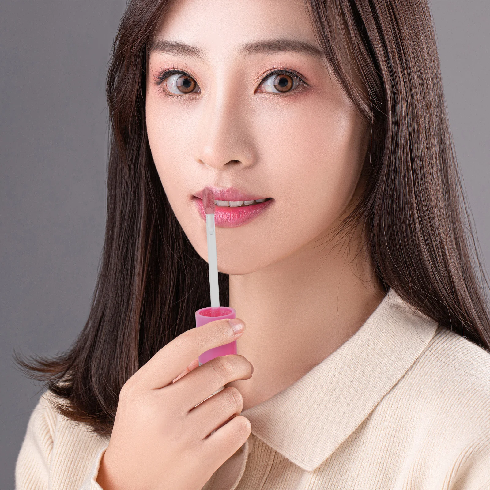 

4pcs Empty Gloss Tubes Lightweight Portable Plastic Containers For Diy Lip Liquid Oil Holder Small Lip Gloss Bottles