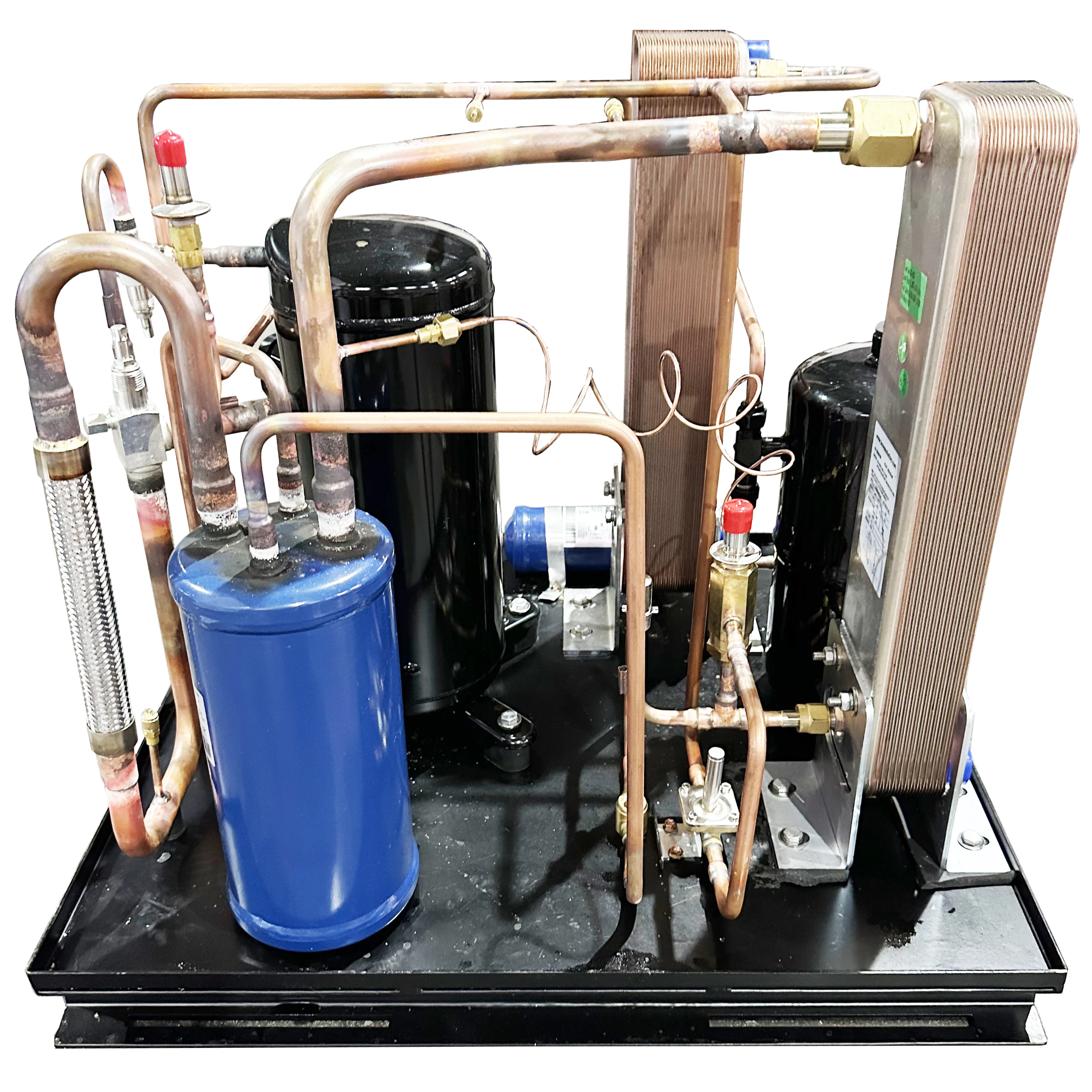 15KW PHE condenser for 5HP chillers and freezers provides quick and easy connection solution and avoids soldering at the site