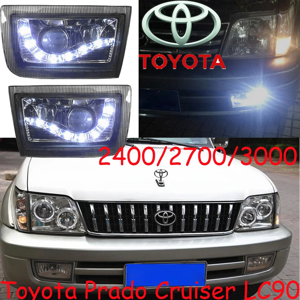 car bumper headlamp for Toyota Land Cruiser prado daytime light,LC90,2700 2400 3000,2700 3400,SUV,1996~2003y,LED,prado fog light