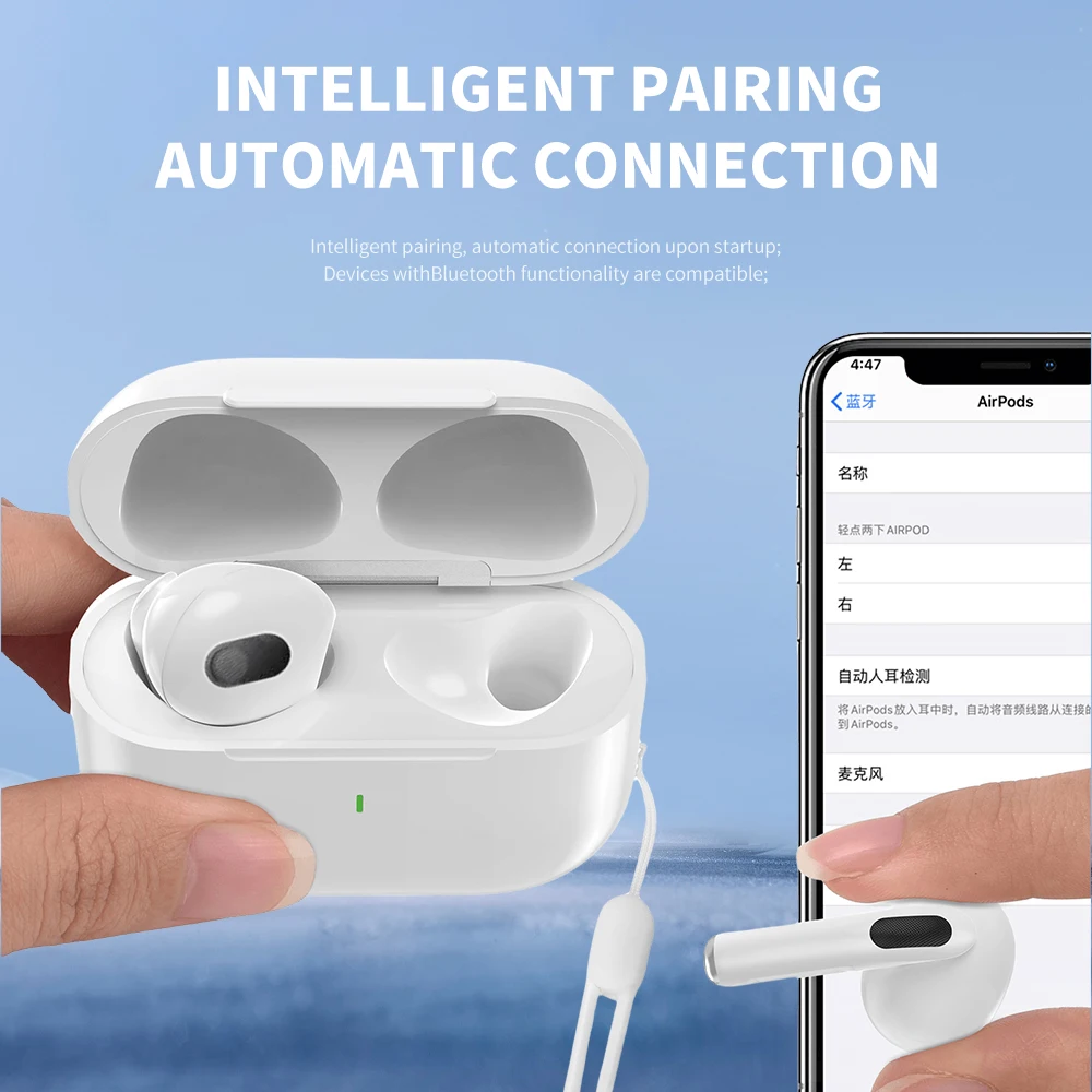 سماعات أذن جديدة تعمل بالبلوتوث 5.3 TWS سماعات أذن لاسلكية سماعات أذن Pods سماعات أذن Pro 2 لهواتف الأذن التي تعمل بنظام Ios وأندرويد وسادات أذن