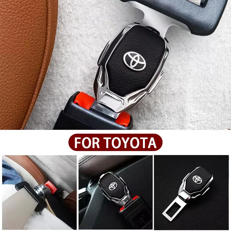 

Car Safety Seatbelt Lock Buckle Plug Thick Insert Socket Car Seat Belt Clip Extender For Toyota Camry Corolla C-hr Rav4 Yaris