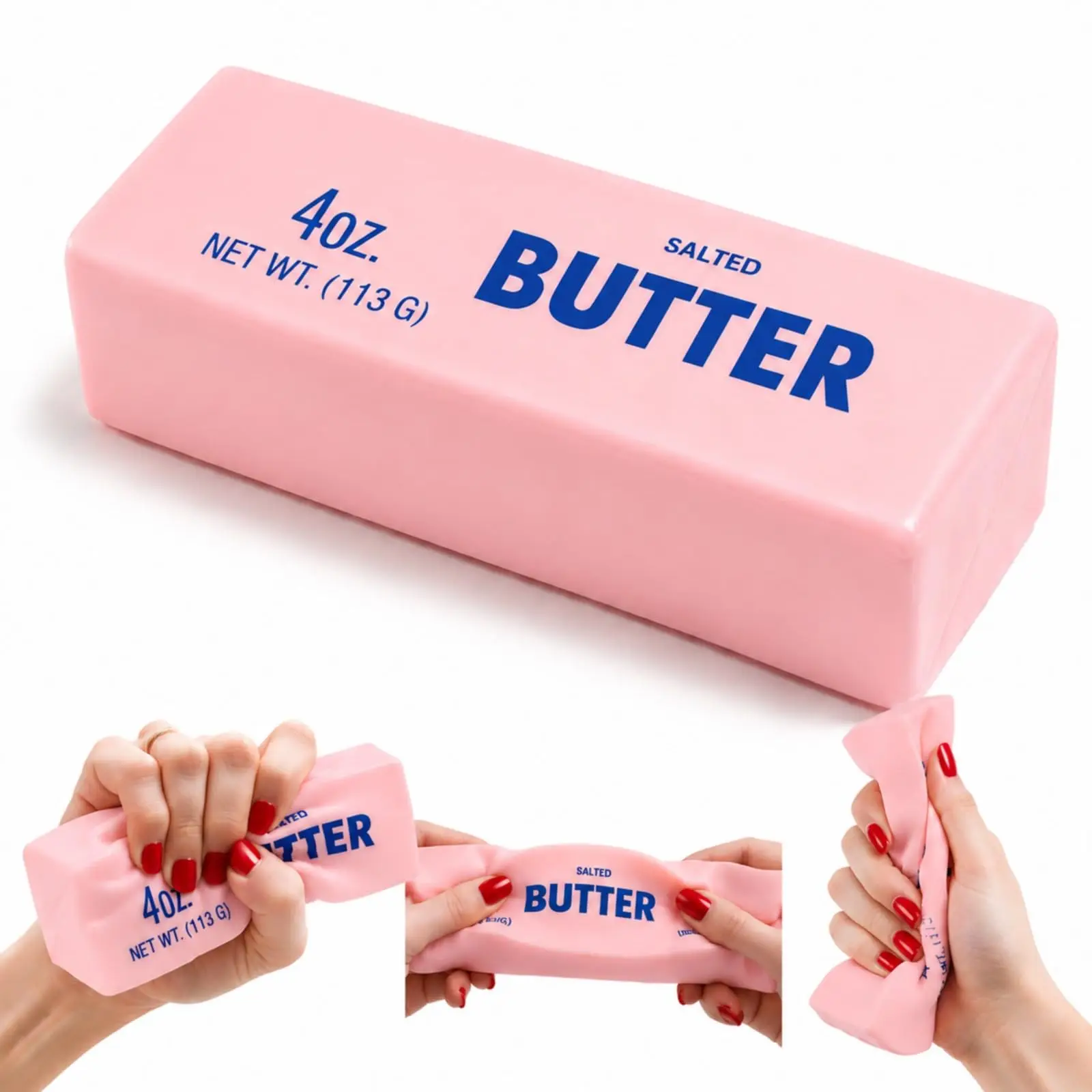 Squishy Butter Stick Fidget Toy Sticky Butter Stick Slow Rebound Stress Ball Squeeze Toy Anti-stress Sensory Toy for Adults
