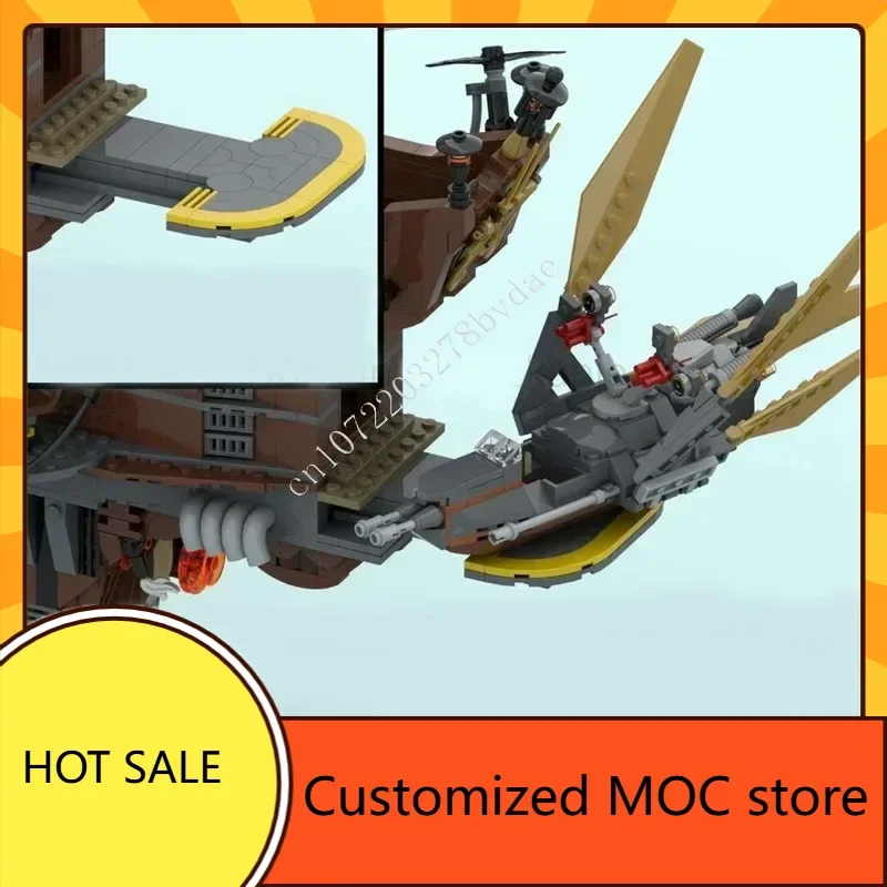 2285 قطعة MOC Steampunk القراصنة المنطاد "Brunel" عدة عيد ميلاد مجموعة سفينة حربية الجمعية عطلة لغز عيد ميلاد هدية الكريسماس للأطفال