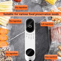 Mini Vacuum Sealer Machine Handheld Cordless Food Bag Sealing Device Mini Cordless Vacuum Sealer For Home Dormitory Hotel