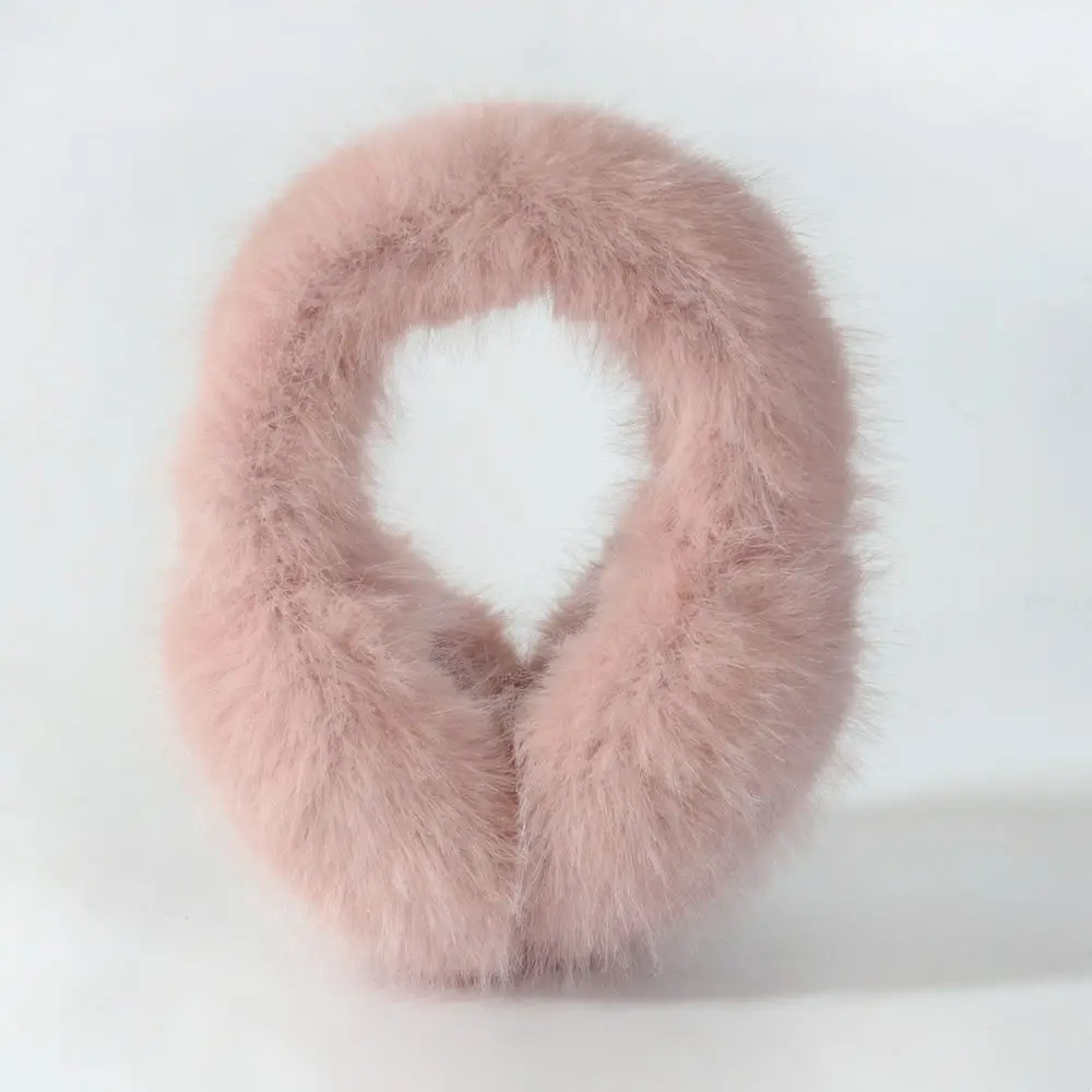 Fashionable Maillard Earmuffs Winter Plush Ear Covers Foldable Faux Fur Ear Warmers Warm Comfortable Outdoor Travel Accessory