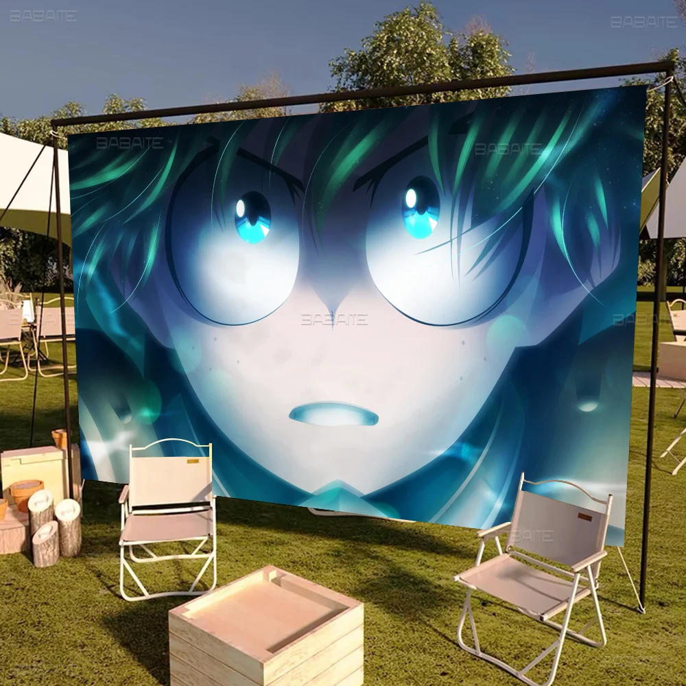 My Hero Academia Midoriya Lzuku High End Quality Banner Printing Artistic Atmosphere Style Camping Flag