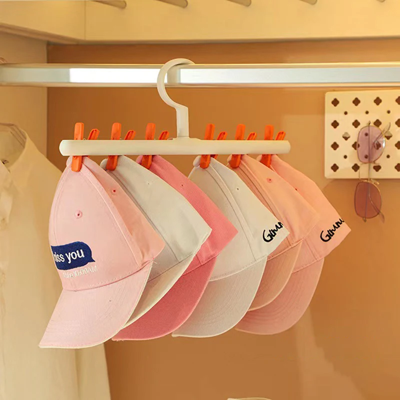 6 clip cappelli appendiabiti calzini portaoggetti organizzatori sciarpa cravatta portaoggetti armadio armadio portaoggetti organizzazione armadio casa
