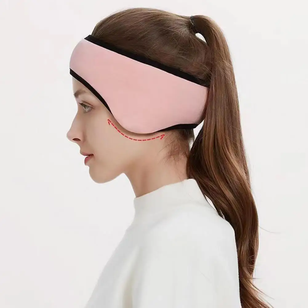 เครื่องอุ่นหูแถบคาดศีรษะ Soundproof Sleep Ear Wrap สําหรับผู้ชายผู้หญิงฤดูหนาวขนแกะ Earmuff สําหรับสภาพอากาศหนาวเย็นวิ่งขี่จักรยานเล่นสกี