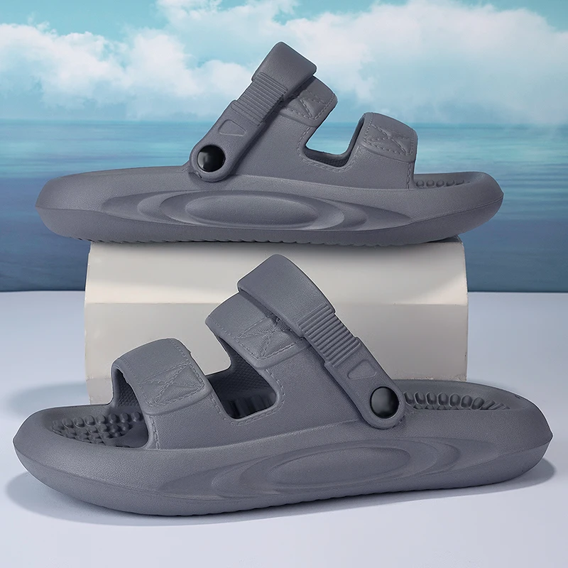 New Sandals For Men Indoor Non-slip Outdoor Men's Casual Slipper Hard-wearing Designed Male Footwear Popular Model Man shoes