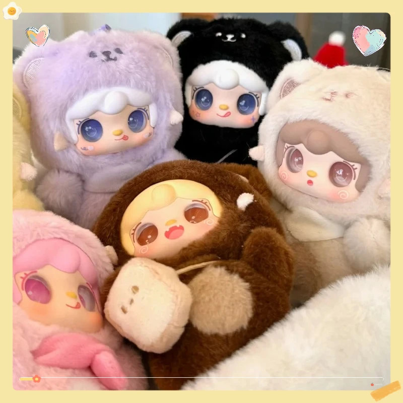 

3#Yooki 4th Generation Blind Box Small Bear Series Plush Toys Exquisite Doll Keychain Backpack Pendant Mystery Box Gift