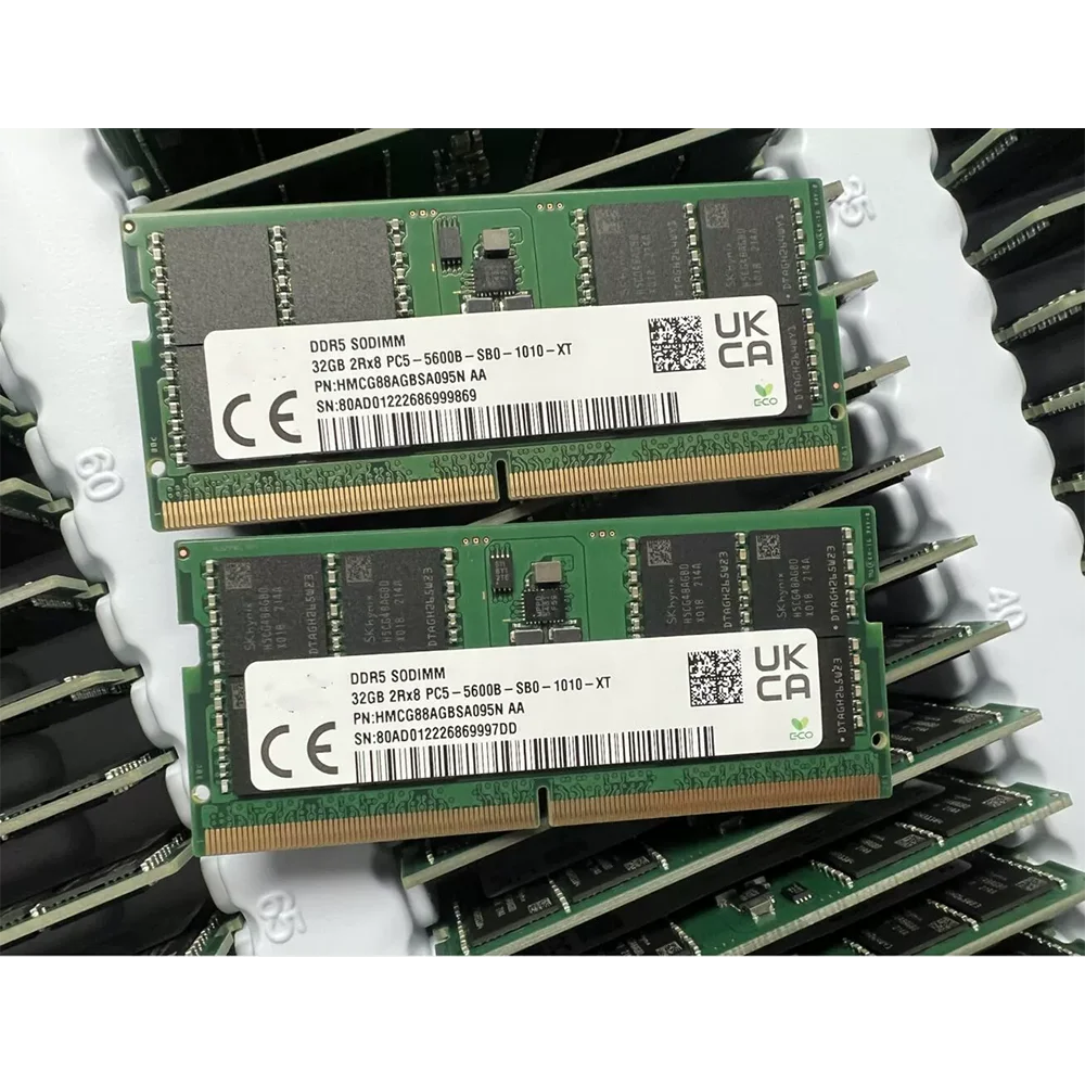 1 Uds memoria para ordenador portátil 32GB DDR5 SODIMM 5600 32G