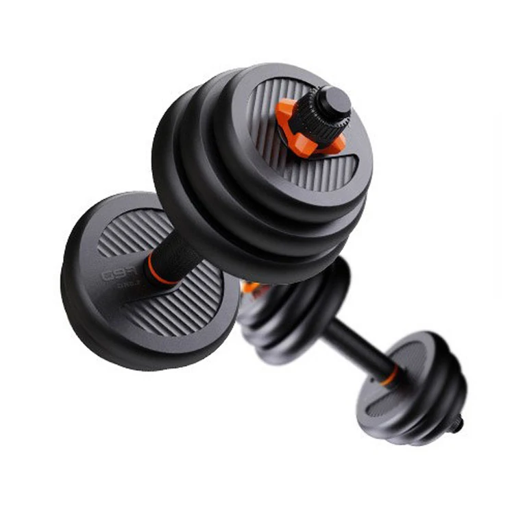 Kettlebell Barbell Dumbbell Set, Fitness Gym Equipment Dumbbell Weightlifting Training Kit With Connecting Rod