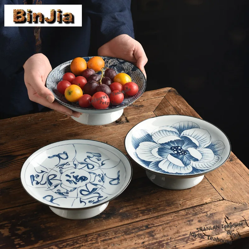 

Сине-белые фруктовницы, роскошные тарелки для выпечки, подставки для тортов, блюда для десертов и конфет, сервировочные подносы, украшения для чайной церемонии, подарки