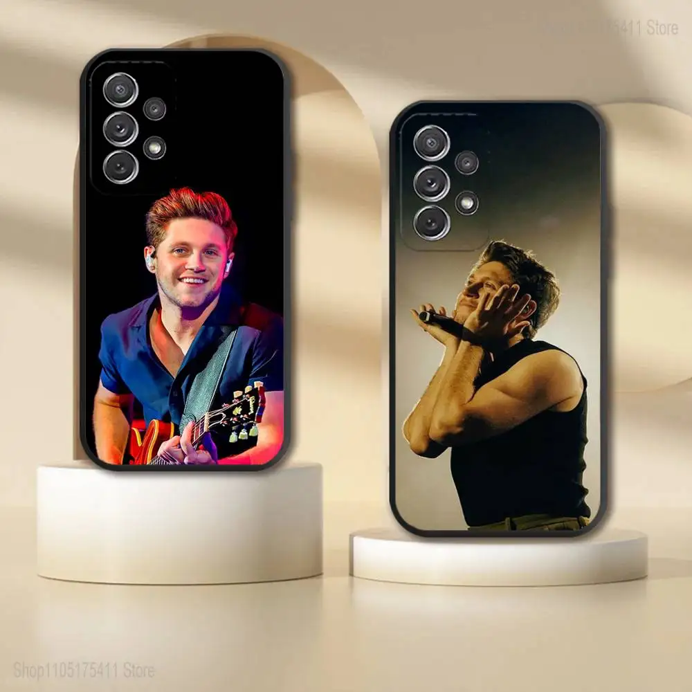 

Singer N-Niall H-Horan Phone Case For Samsung S 25,24,23,22,30,21,10,9,Ultra,Plus,Lite,FE,4,5G Black Soft Case