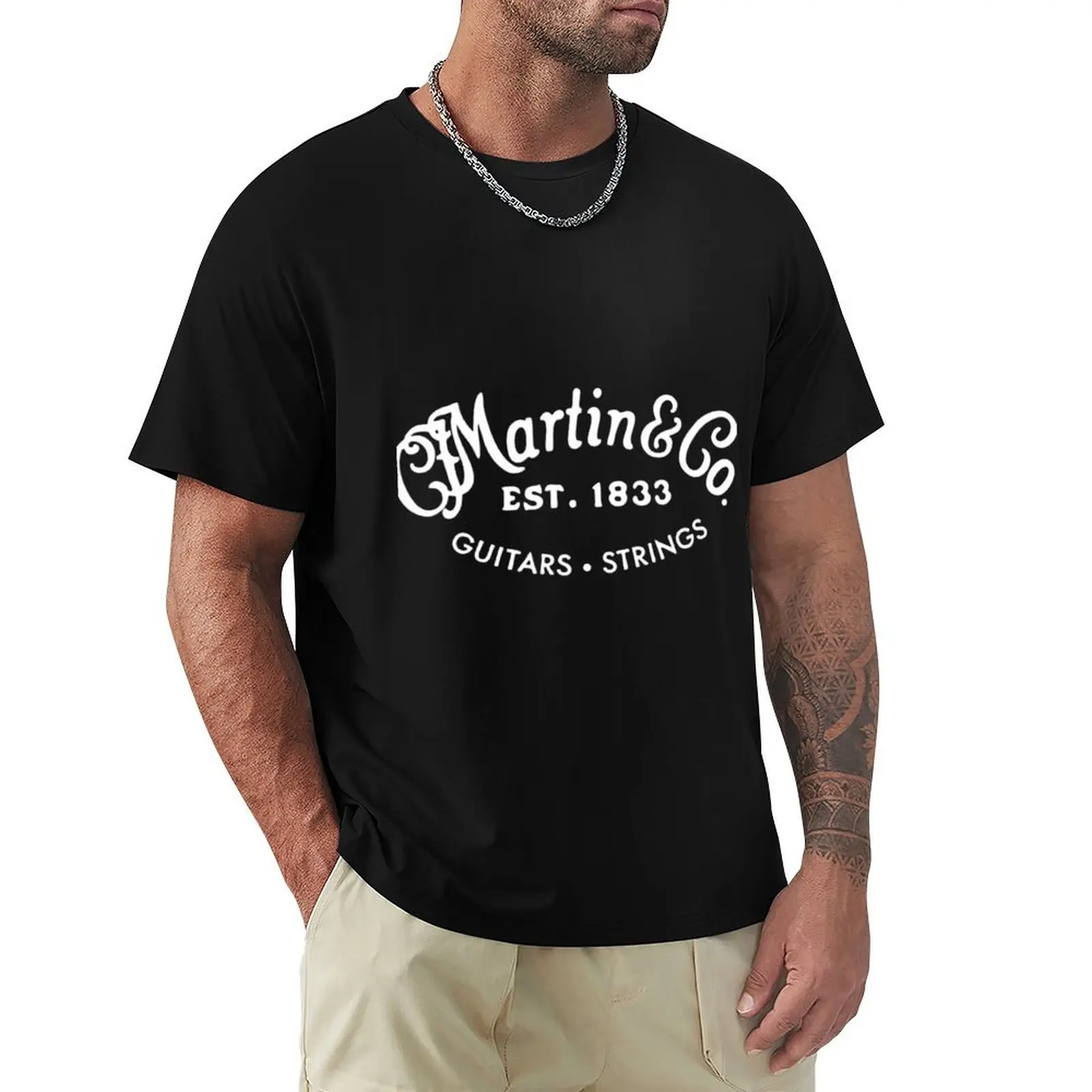 

Martin Guitars Logo Merchandise T-Shirt new edition aesthetic clothes Funny t-shirt tshirts for men