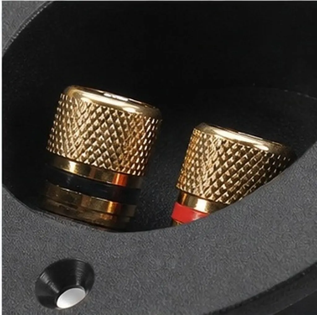 8Pcs Speaker Terminal Plate Copper Binding Post Loss DIY Audio Speaker Box Terminal Cup for Home