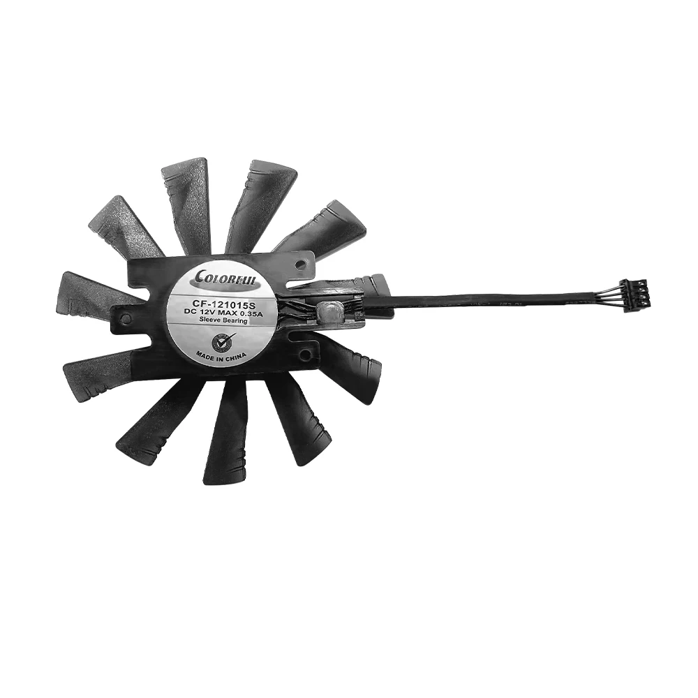 Ventilador de substituição gráfica da placa de vídeo, 4Pin, Inno3d, GTX 1060, 1060S, 1060Ti, RTX 2060S, CF-121015S, 95mm