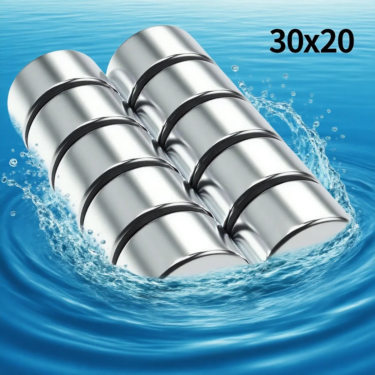 

30x20mm mini magnets light & practical for kitchen, whiteboard; securely fix, easy to use, ideal for crafters