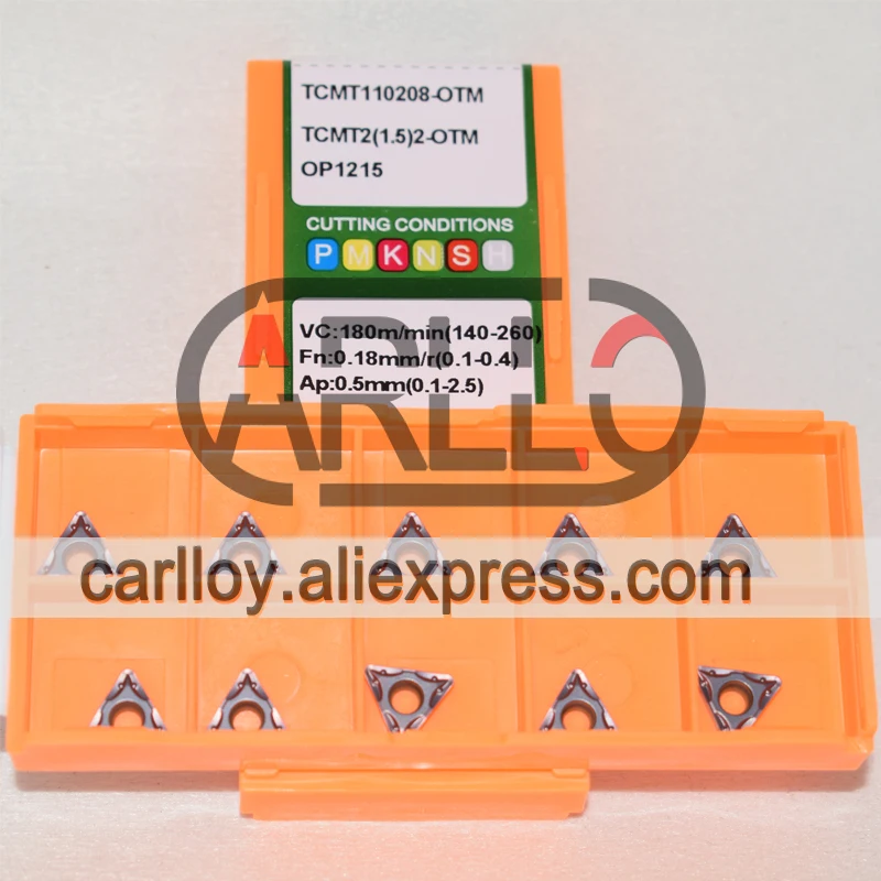 Original Carbide Insert TCMT110204-OTM TCMT110208-OTM TCMT16T304-OTM TCMT16T308-OTM OTR OP1215 OP1315