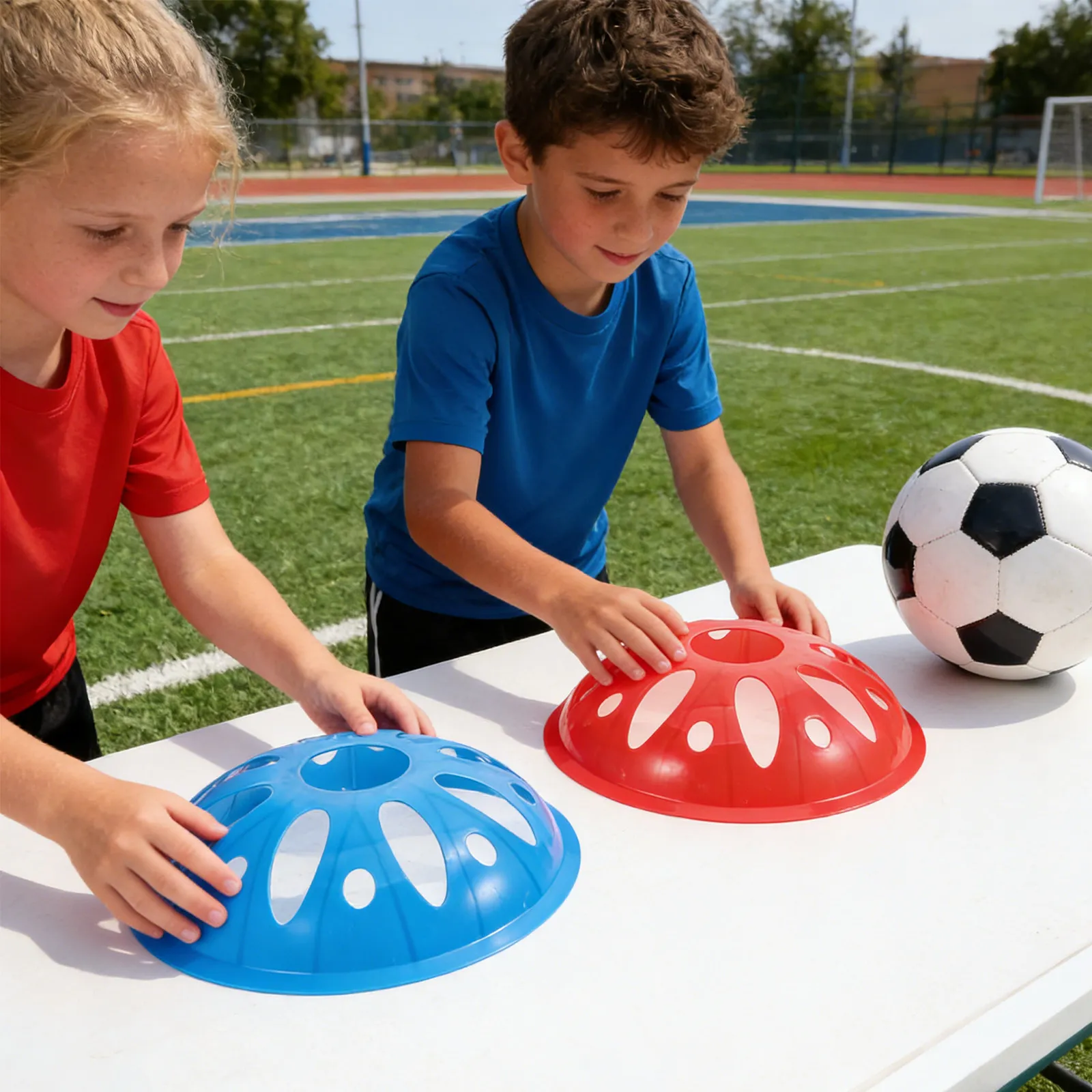20個入りフットボールトレーニングマーカーコーン プラスチッ - Court Marker Cone のレビューと価格