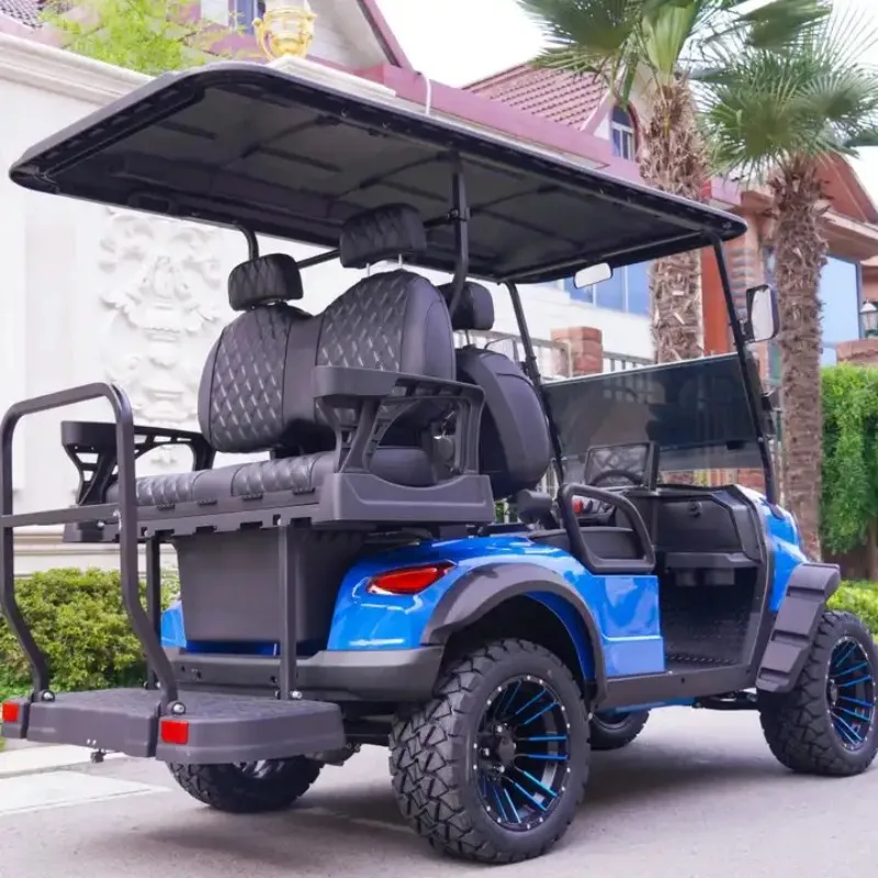 2024 Hunting Off-Road Vehicle 72V Lithium Battery 4 Seaters 5kw Club Car Sports Electric Golf Cart for Sale